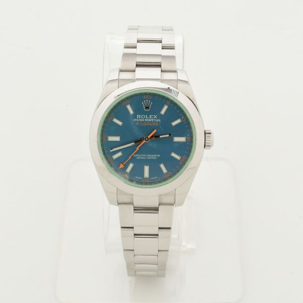 ROLEX OYSTER PERPETUAL MILGAUSS 116400GV - Relógio famoso por suas