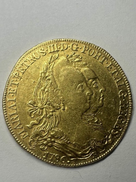 Moeda de ouro Portuguesa - 1786 - 14,4g.